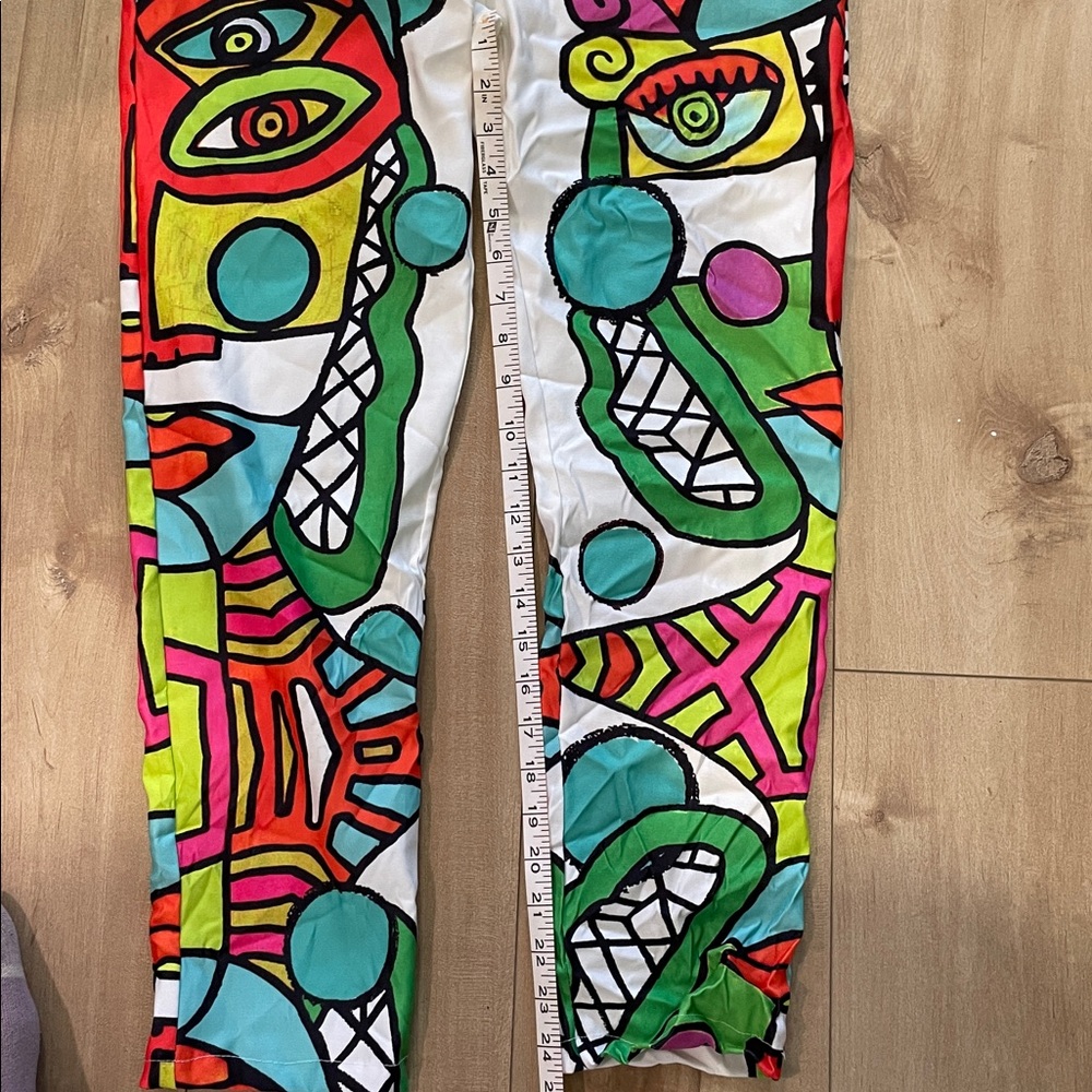 Colorful Abstract Print Joggers - Picture 4 of 5